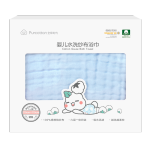 PLUS會(huì)員：Purcotton 全棉時(shí)代 幼兒水洗紗布浴巾 藍(lán)色 115*115cm