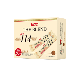 悠詩詩（UCC） 114速溶咖啡粉（便利裝）單杯裝120g（2g*60條）可沖60杯