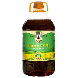 菜子王 純正壓榨菜籽油 4L