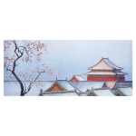 NATURALISM 博物文創(chuàng) 宮國風鼠標墊大號手繪秋冬紫禁城加厚 瑞雪映皇城