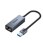 SAMZHE 山澤 USB3.0千兆有線網(wǎng)卡轉(zhuǎn)RJ45網(wǎng)線接口轉(zhuǎn)換器 鋁合金款HWK02