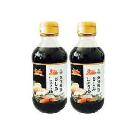 金葵 jinkui）魚生醬油200ml*2瓶+芥末壽司刺身三文魚海鮮醬油