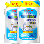 Pigeon 貝親 奶瓶餐具清洗劑 奶瓶奶嘴清洗液 植物性原料 600ml*2 補(bǔ)充裝