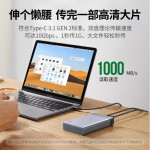 UGREEN 綠聯(lián) 2.5英寸 雙盤位 SATA硬盤盒 USB 3.1 Gen2 Type-C 80857