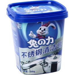 兔力不銹鋼清潔膏家用焦?jié)n廚房清潔劑洗鍋底黑垢去除強力除銹神器