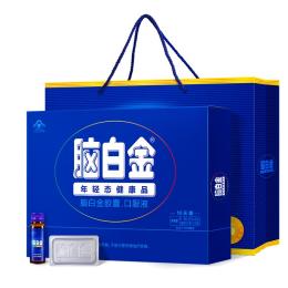 阿里自營(yíng)】腦白金官方正品口服液禮盒送父母中老年?duì)I養(yǎng)品改善睡眠