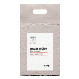 CHOWSING 寵幸 豆腐貓砂 貓咪用品吸水強結(jié)團快，鎖臭除味可沖馬桶 原味豆腐貓砂2.5kg*4包