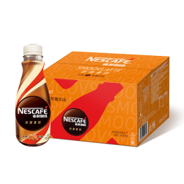 Nestlé 雀巢 Nestle）即飲咖啡 絲滑焦糖口味 咖啡飲料 268ml*15瓶 年貨 整箱