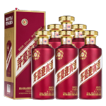MOUTAI 茅臺 迎賓酒 紫迎賓 醬香型白酒 53度 500ml*6瓶 整箱裝 貴州茅臺酒股份有限公司出品