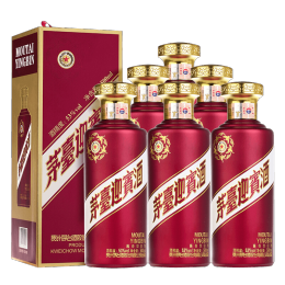 MOUTAI 茅臺 迎賓酒 紫迎賓 醬香型白酒 53度 500ml*6瓶 整箱裝 貴州茅臺酒股份有限公司出品