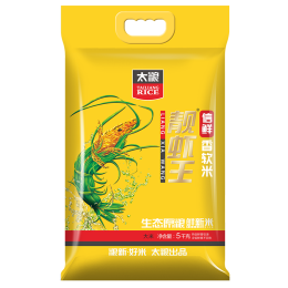 太粮 信鲜靓虾王香软米 油粘米 大米 籼米5kg