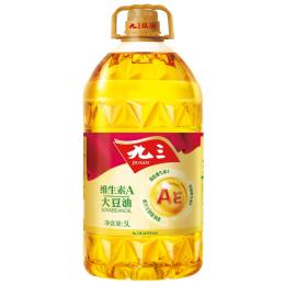 九三非轉(zhuǎn)基因一級(jí)維生素A 大豆油5L*1桶健康色拉油營(yíng)養(yǎng)香濃家用