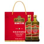 【年貨送禮】翡麗百瑞 意大利原裝進(jìn)口特級(jí)初榨橄欖油500ml*2禮盒