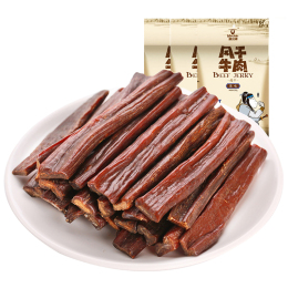 科爾沁風(fēng)干超干牛肉150g*3袋 內(nèi)蒙古手撕牛肉休閑零食風(fēng)干牛肉干