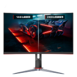 AOC 冠捷 顯示器 C27G2Z 27英寸 240Hz 0.5ms快速響應(yīng) HDR Mode曲面電競(jìng)顯示屏 人體工學(xué)支架 升降旋轉(zhuǎn)