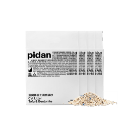 pidan 彼誕 豆腐膨潤土混合貓砂 2.4kg*4包