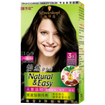 Schwarzkopf 施華蔻 怡然染發(fā)霜3.0/9羊絨脂深棕(草本染發(fā)劑 染發(fā)膏 遮白發(fā)）