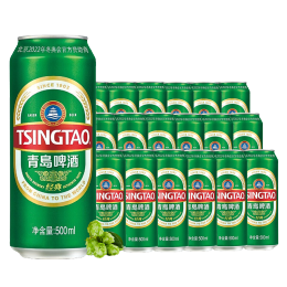 TSINGTAO 青島啤酒 經(jīng)典啤酒 500ml*18聽