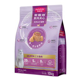 Myfoodie 麥富迪 全價貓糧 鮮肉夾心雙拼成貓幼貓全階段通用型 升級款10kg(含20%三文魚夾心)