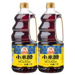 巧媳婦小米醋1.3L2大桶裝純釀造米醋涼拌餃子香甜醋家用食用食醋