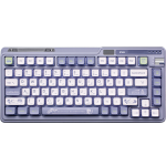 KZZI 珂芝 K75 RGB 82鍵 三模機(jī)械鍵盤 紫丁軸 騎士灰