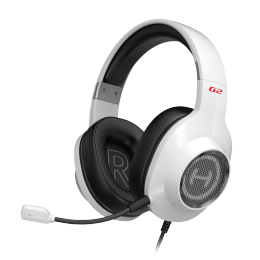 EDIFIER 漫步者 HECATE G2 標(biāo)準(zhǔn)版 耳罩式頭戴式動圈有線耳機(jī) 白色 3.5mm