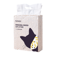HONEYCARE 好命天生混合猫砂2.75kg 豆腐膨润土猫砂 除味低尘猫砂 原味单包装 高品质无尘砂