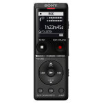索尼（SONY）錄音筆ICD-UX570F 4GB 黑色 智能降噪升級款 專業(yè)線性錄音棒 商務(wù)學(xué)習(xí)采訪支持內(nèi)錄