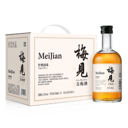 MeiJian 梅見 青梅酒 12度 330ml*6瓶 整箱裝 白梅見低度果酒梅子酒年貨送禮