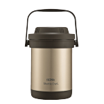 THERMOS 膳魔師 真空不銹鋼燜燒鍋免火燉鍋TCRA-1800 TCRA-1800-金色-1.8L