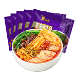 好歡螺（HAOHUANLUO）螺螄粉原味加辣加臭廣西柳州特產(chǎn)螺絲粉  鮮辣酸爽宵夜米粉袋裝 經(jīng)典原味300g*5袋