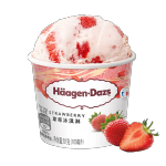 H?agen·Dazs 哈根達(dá)斯 冰淇淋 草莓口味 100ml