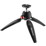 曼富圖（Manfrotto） MT PIXI EVO 便攜式微單卡片相機迷你桌面三腳架升級版可伸縮手持球形云臺 黑色