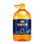 福益德純亞麻籽油冷榨一級(jí)胡麻油孕婦月子食用油官方旗艦店1.8L裝