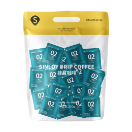 SinloyCoffee 辛鹿咖啡 sinloy辛鹿掛耳咖啡 美式黑咖啡 藍(lán)冬風(fēng)味均衡柔和 新鮮烘焙20杯 200g
