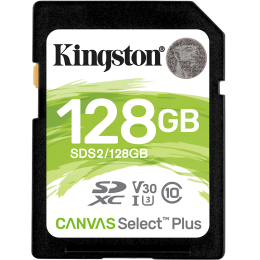 Kingston 金士頓 SDS2系列 SD存儲(chǔ)卡 128GB（UHS-I、V30、U3)