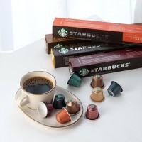星巴克（Starbucks） Nespresso胶囊无糖冷萃美式黑咖啡佛罗娜意式浓缩晴天特选咖啡 新客推荐【随机4盒装】