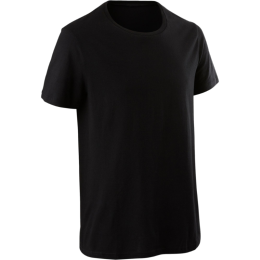 DECATHLON 迪卡儂 男子運(yùn)動(dòng)T恤 3185473 黑色 M