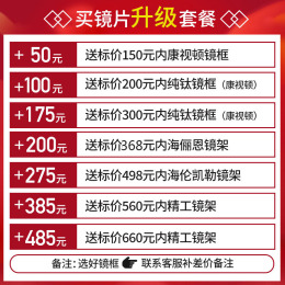 CHEMILENS 凱米 1.74 防藍(lán)光 U6 鏡片 2片（可來框加工，可超值配鏡）