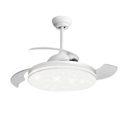 NVC Lighting 雷士照明 星辰系列 WY42-DC/36W/8048 LED風(fēng)扇吊燈 皓月白