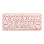 羅技（Logitech）K380 鍵盤 藍(lán)牙辦公鍵盤 無線鍵盤 女友 便攜超薄鍵盤 筆記本鍵盤 茱萸粉