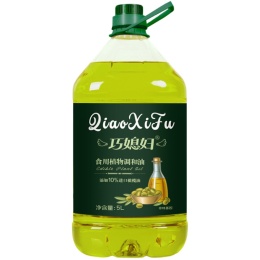 巧媳婦食用油10%橄欖油調(diào)和油4L桶裝非轉(zhuǎn)基因色拉植物油家用正品