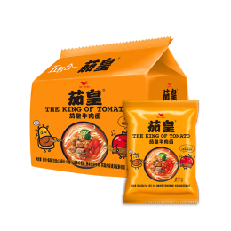 Uni-President 統(tǒng)一 茄皇 番茄牛肉面 126g*5袋