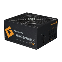 Apexgaming 美商艾湃電競(jìng) ASG-650MX 額定650W ATX全模組電源（80PLUS金牌/全日系電容/10年換新）