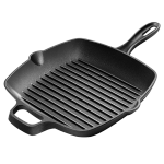 COOKER KING 炊大皇 牛排煎鍋 平底鍋健康無涂層厚鑄鐵煎盤條棱紋牛扒盤電磁爐通用26cm