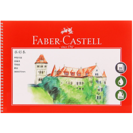 FABER-CASTELL 輝柏嘉 水溶性彩鉛本 粗紋 8k 300g 20頁