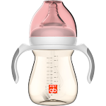 gb 好孩子 小餓魔系列 B80376 寶寶PPSU奶瓶 300ml 粉紅 6月
