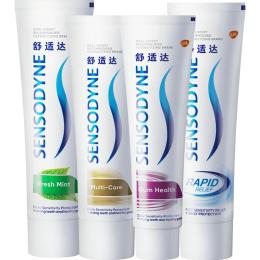 舒適達抗敏感護齒聯(lián)盟440g牙膏清新口氣清潔防蛀護齦家庭套裝正品