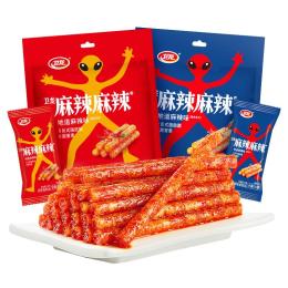 衛(wèi)龍辣條大面筋分享包辣片童年懷舊宿舍零食小吃休閑好吃小包食品