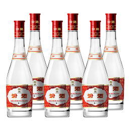 汾酒 紅蓋玻汾 清香型白酒 42度 475ml*6瓶 整箱裝